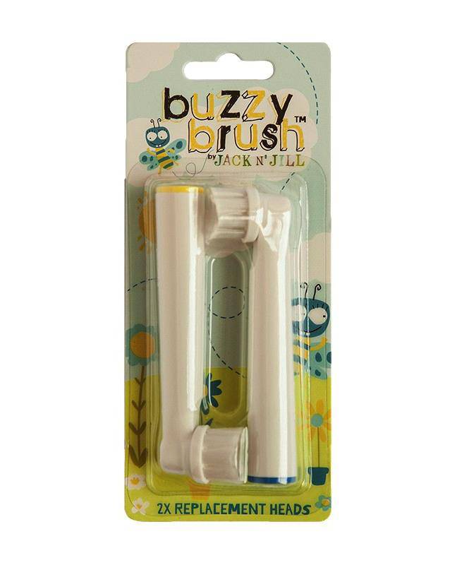 Jack N' Jill Buzzy Brush Replacement Heads - 2 Pack - WellbeingIsland - US