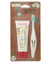 Tooth Buddy Pack - Natural Toothpaste Strawberry + Bio Toothbrush Bunny - WellbeingIsland - US
