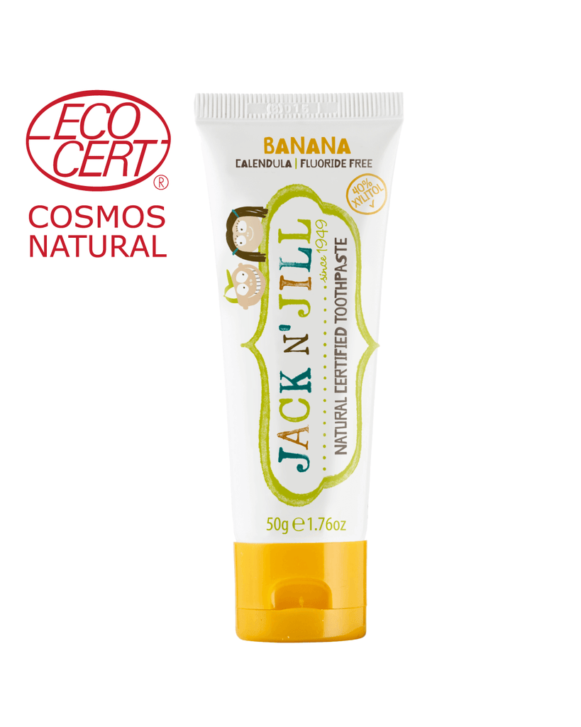 Natural Certified Toothpaste Banana 50g - WellbeingIsland - US