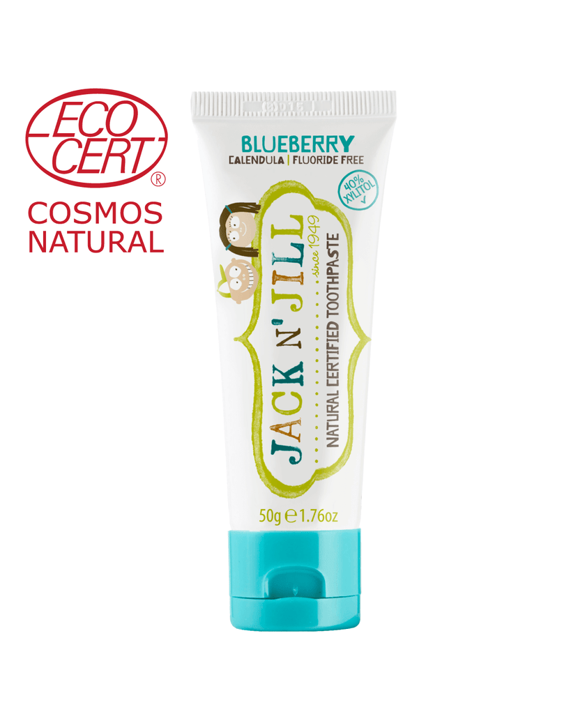 Natural Certified Toothpaste Blueberry 50g - WellbeingIsland - US