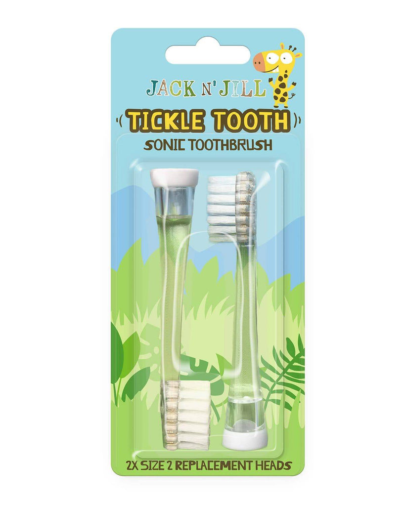 Jack N' Jill Tickle Tooth Sonic Toothbrush Replacement Heads - WellbeingIsland - US