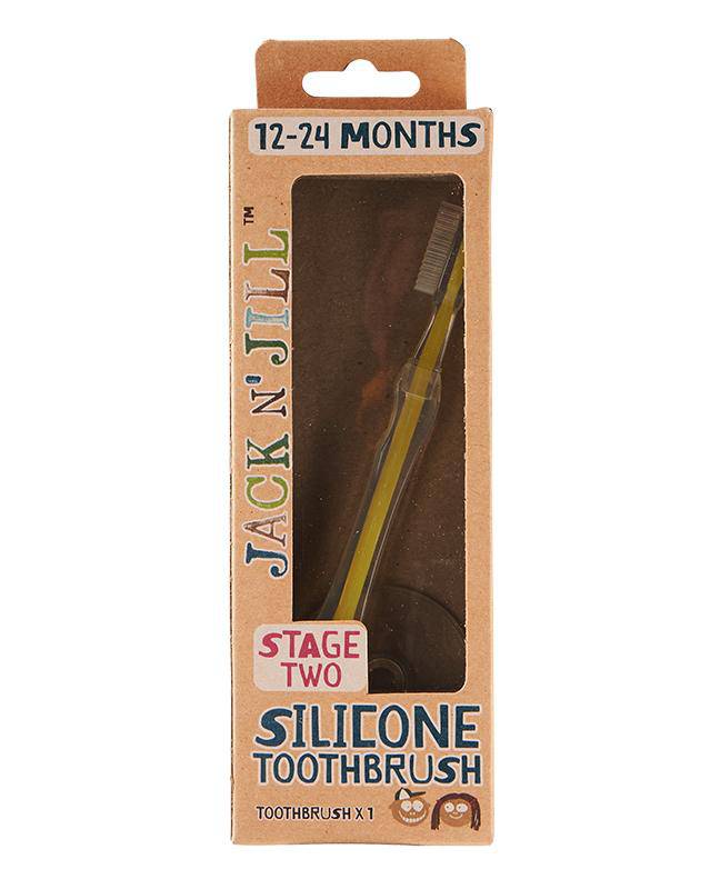 Jack N' Jill Stage 2 Silicone Toothbrush - WellbeingIsland - US